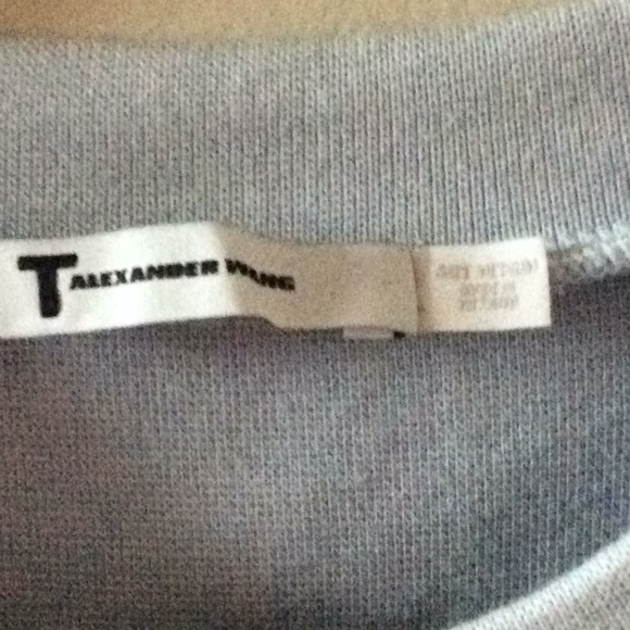 NWOT T Alexander Wang Striped T-Shirt Dress - Picture 4 of 5